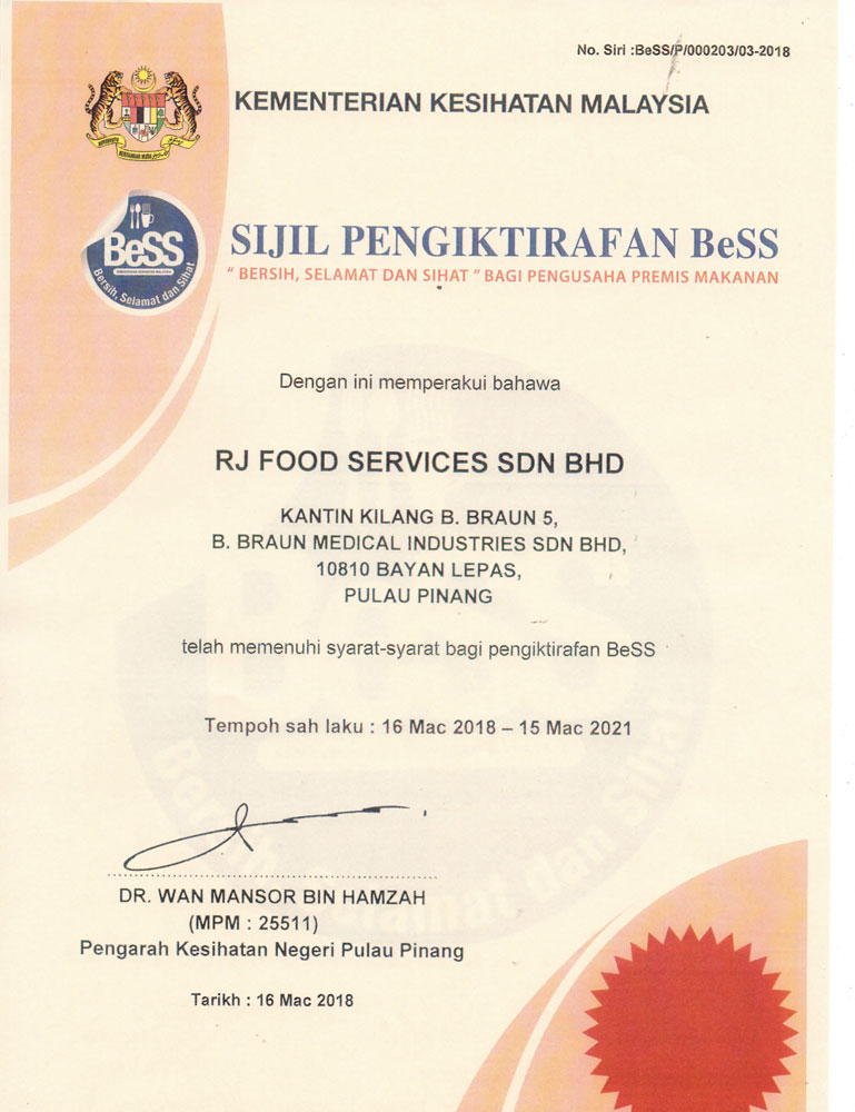 MOH Compliance: BeSS